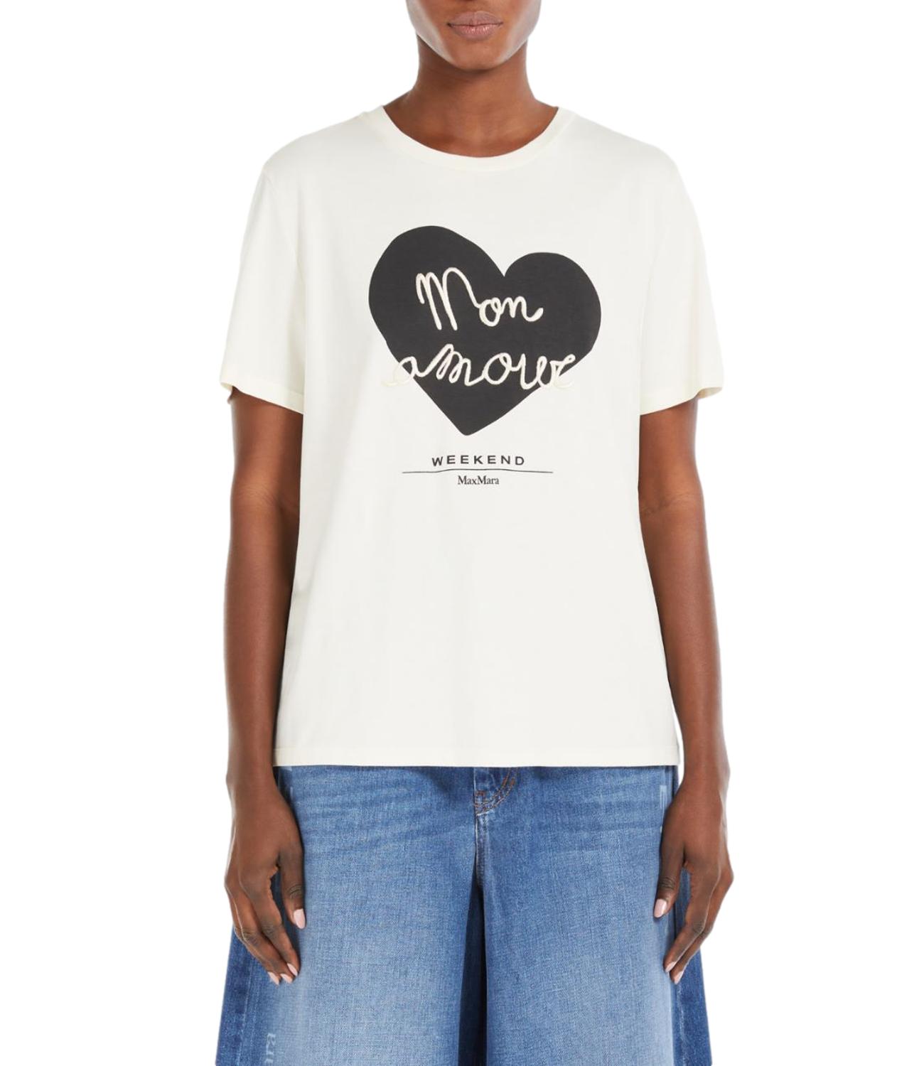 Max Mara Weekend t-shirt VELLO avorio donna