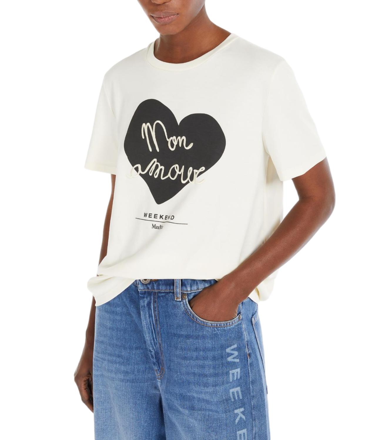 Max Mara Weekend t-shirt VELLO avorio donna