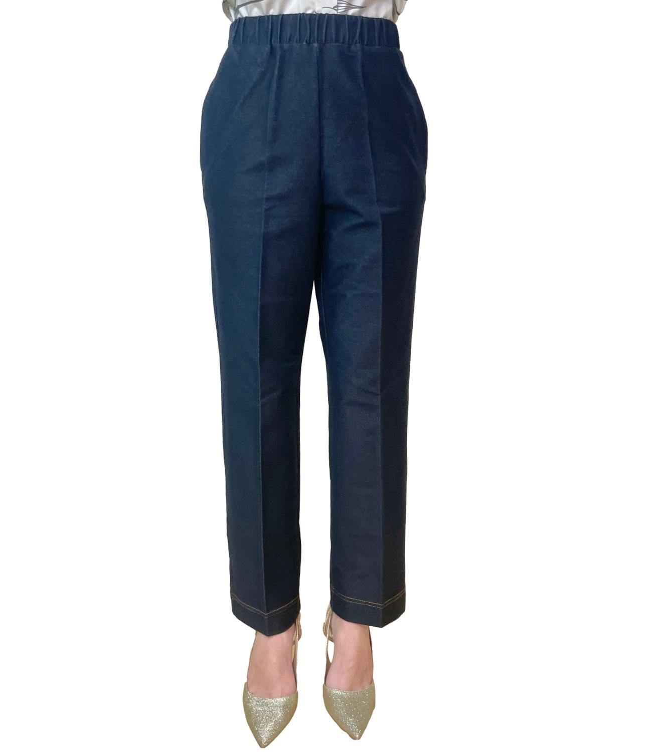 MM Pantalone Ombra Blu Donna