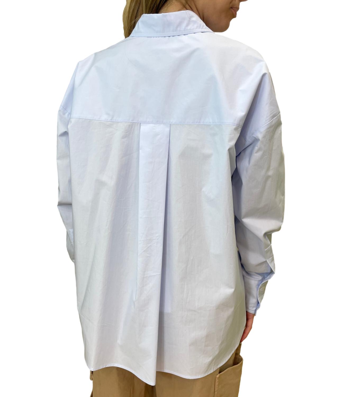 Motel Camicia Oxford Azzurra Donna