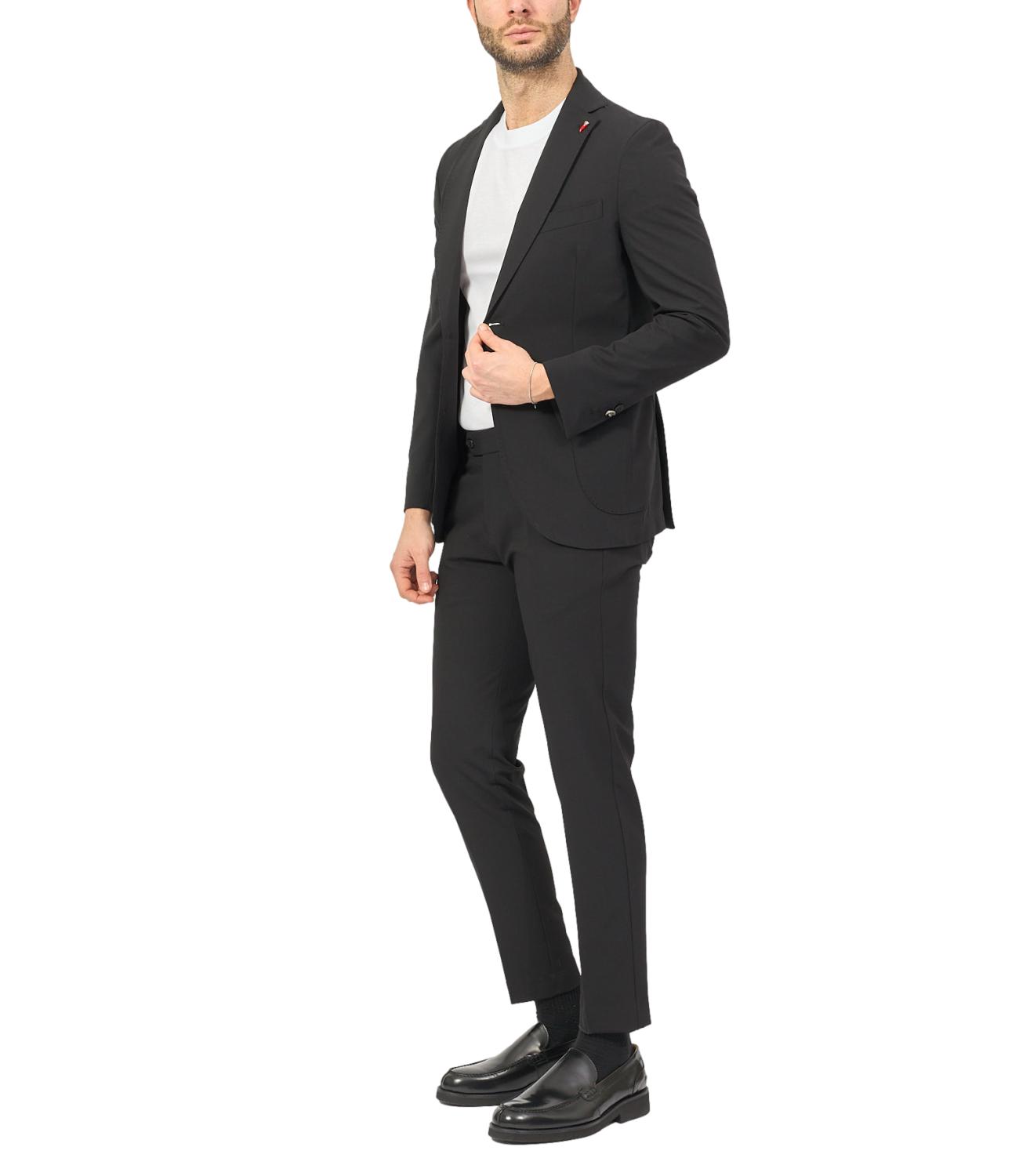 Abito tenerife uomo nero slim fit