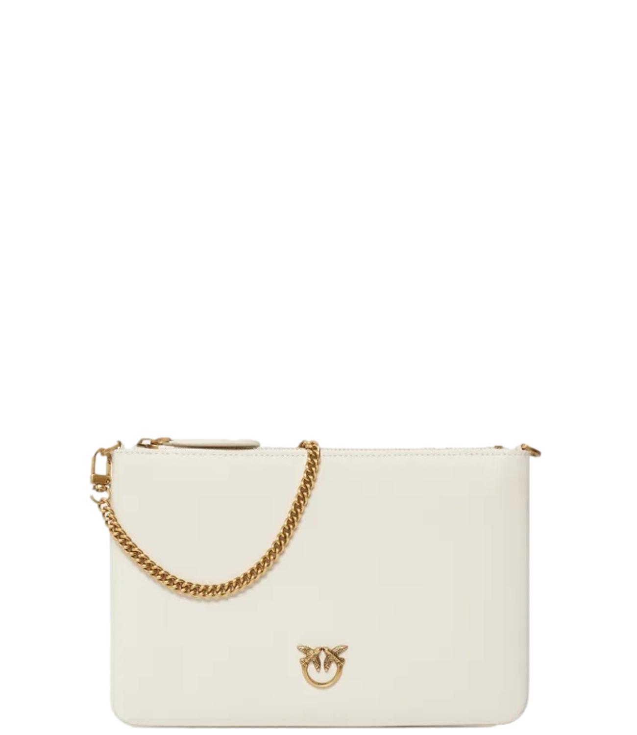 Classic Flat Love Bag bianco