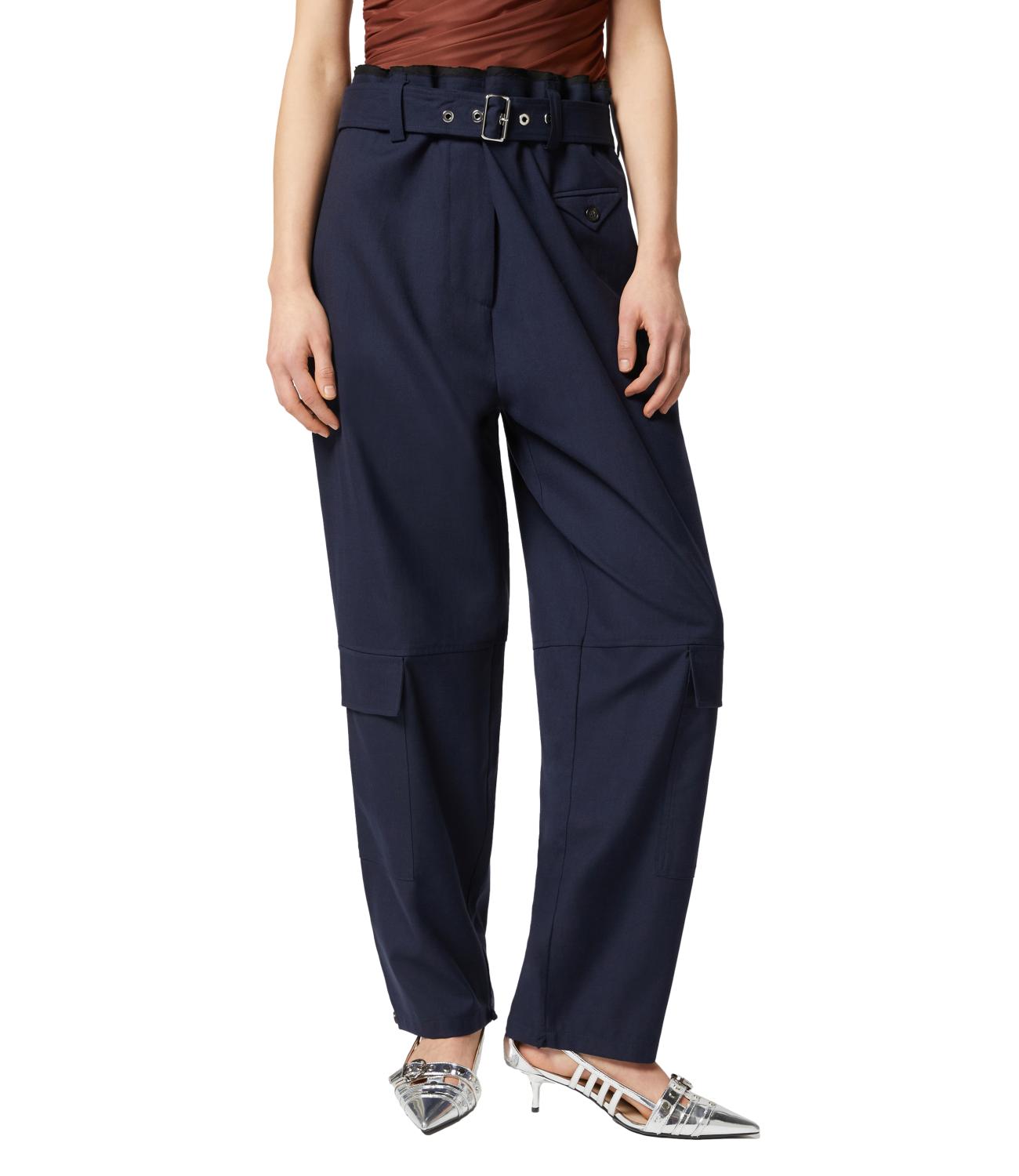 Pinko pantalone PIOVE blu tenebra donna