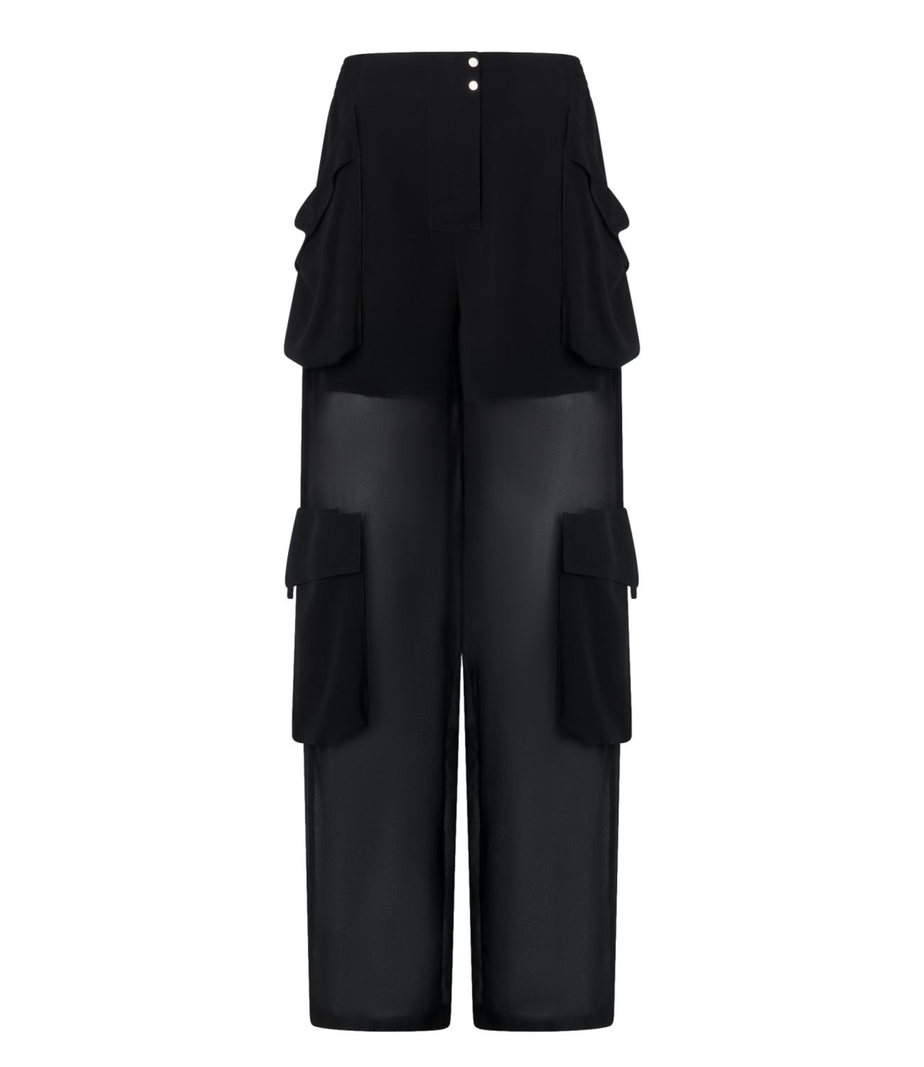 Pinko pantalone SOTTOCASA nero limousine donna