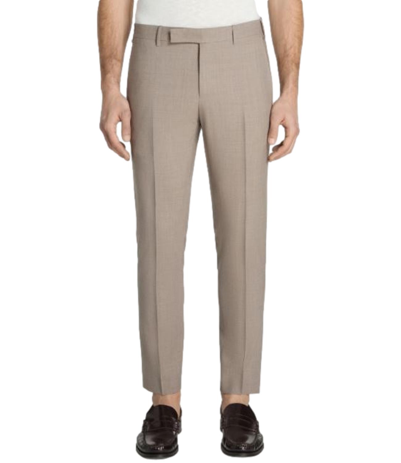 Pantalone Uomo beige in lana