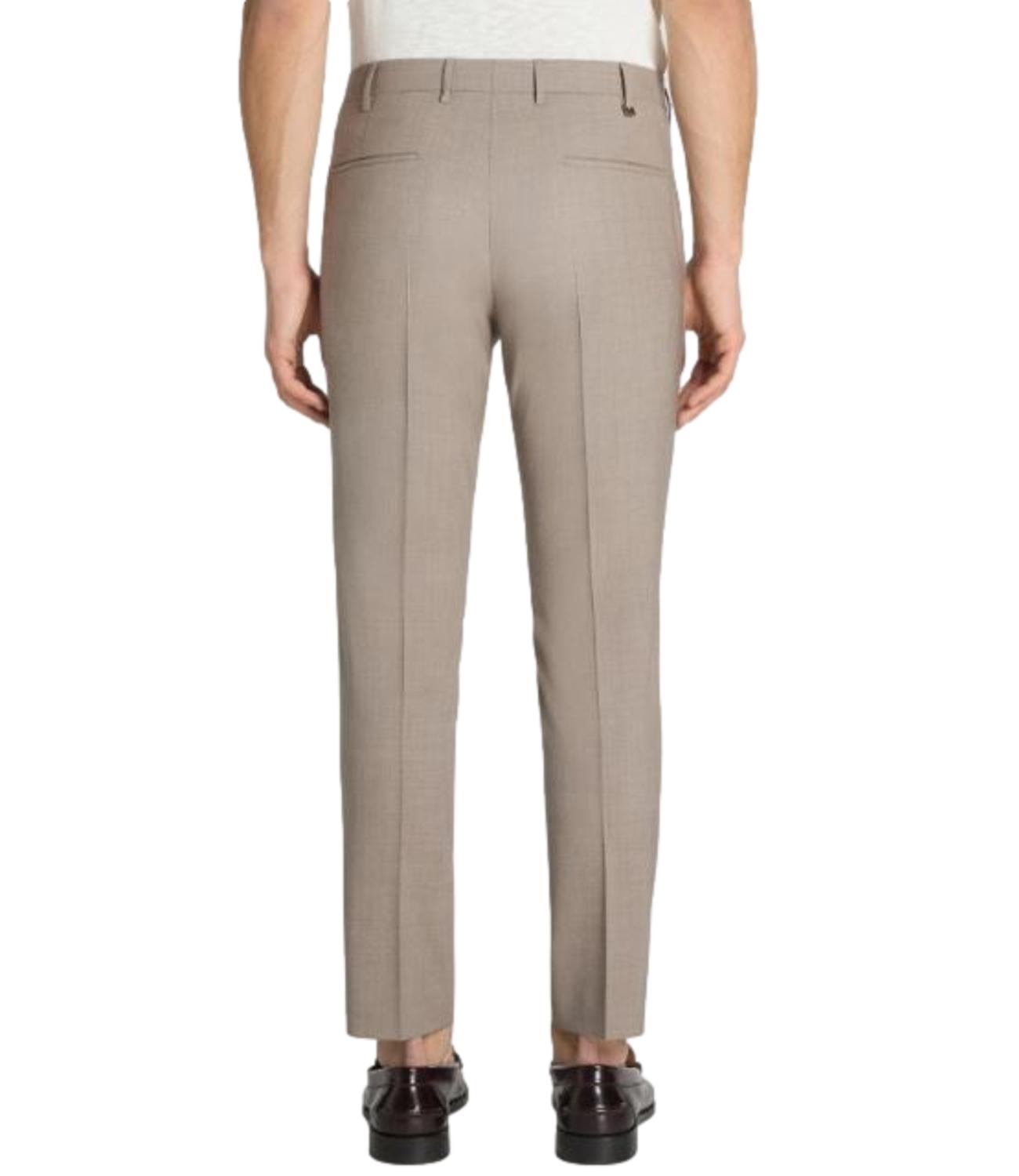 Pantalone Uomo beige in lana