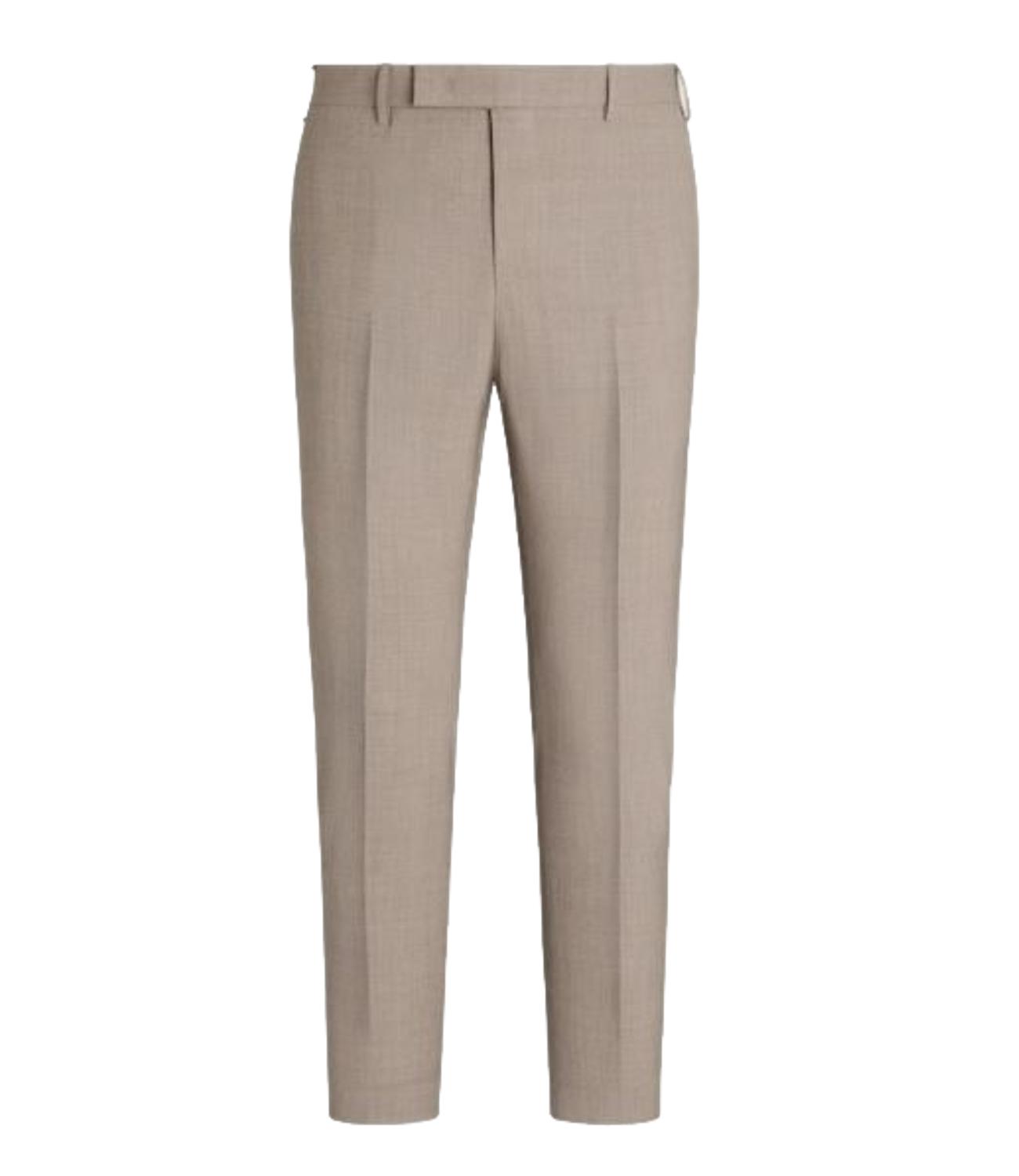 Pantalone Uomo beige in lana