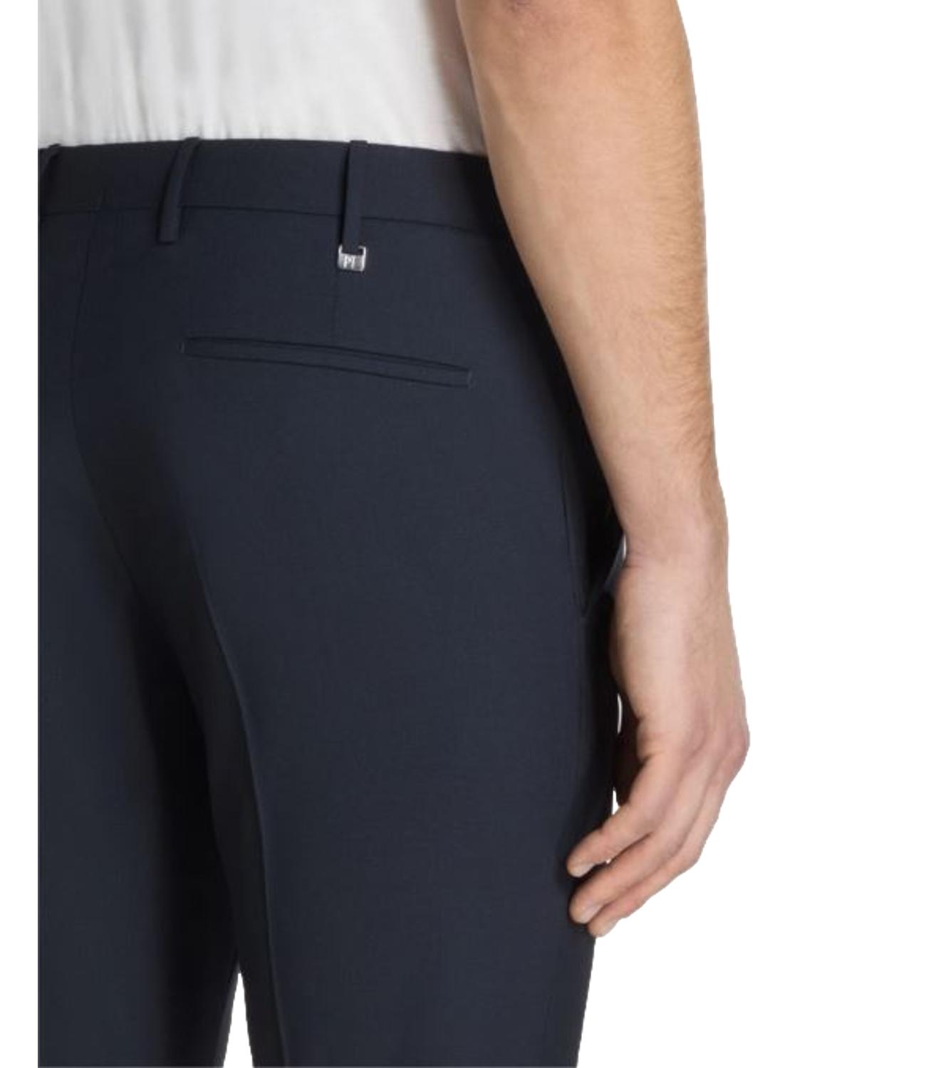 Pantaloni Uomo Blu in lana