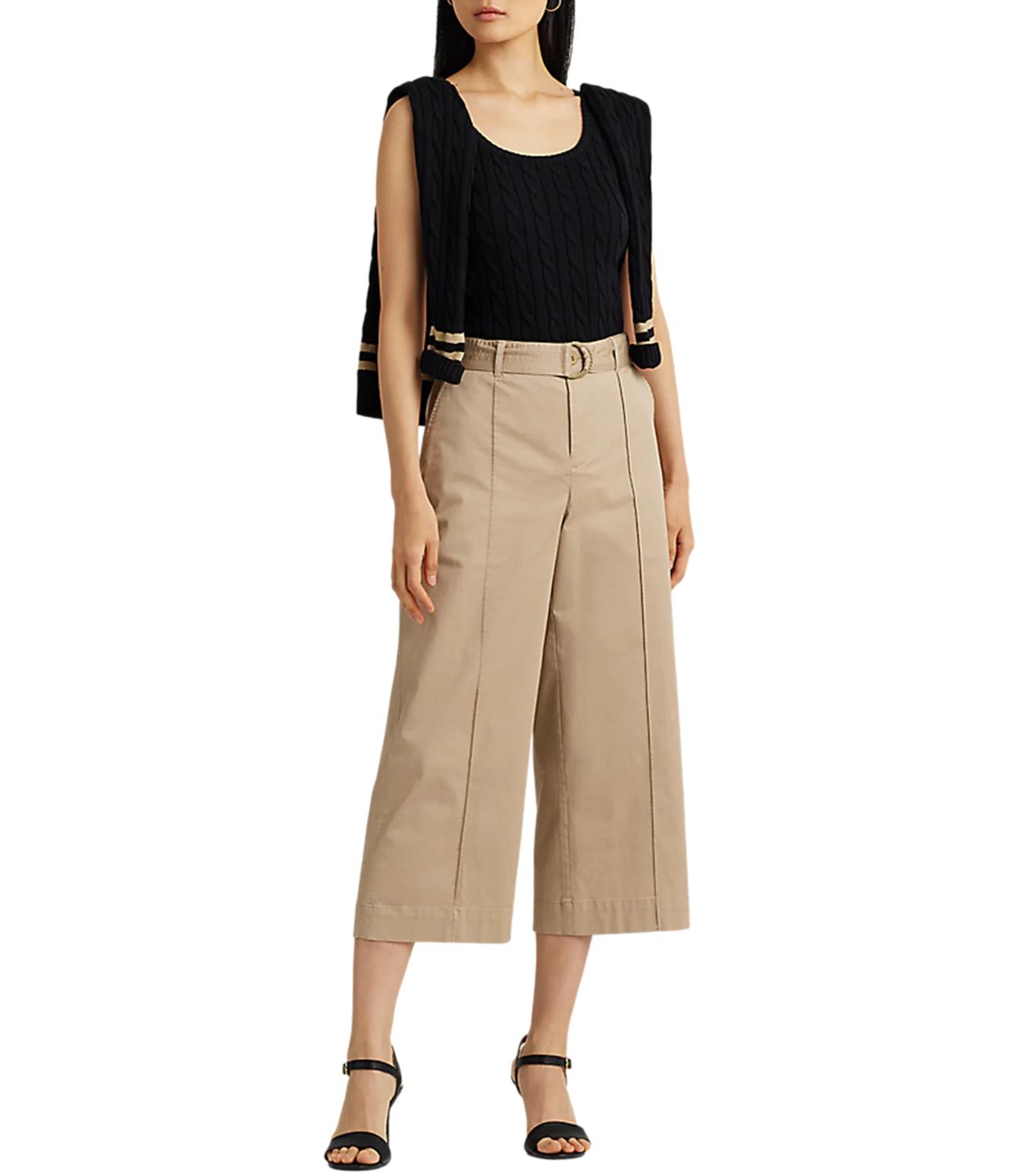 Ralph Lauren Pantaloni BRIENDA-FULL LENGTH-FLAT FRONT Beige Donna