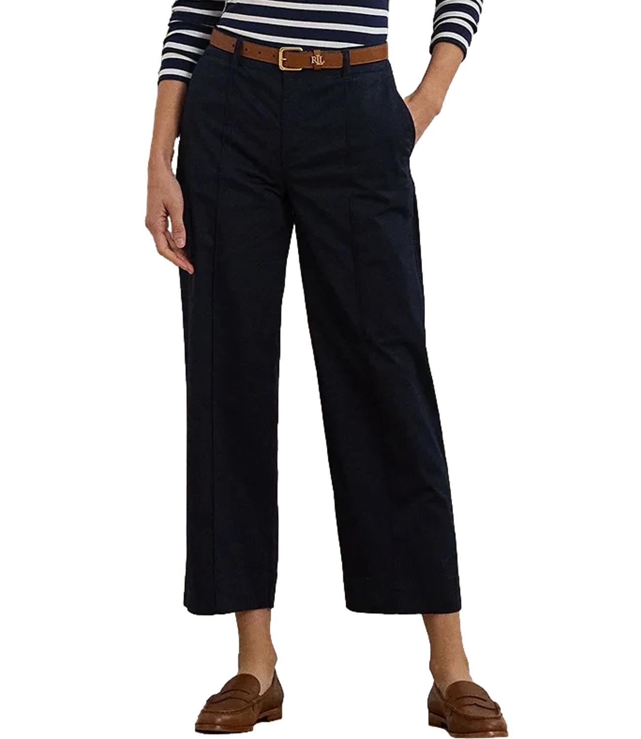 Ralph Lauren Pantaloni BRIENDA-FULL LENGTH-FLAT FRONT Blu Navy Donna