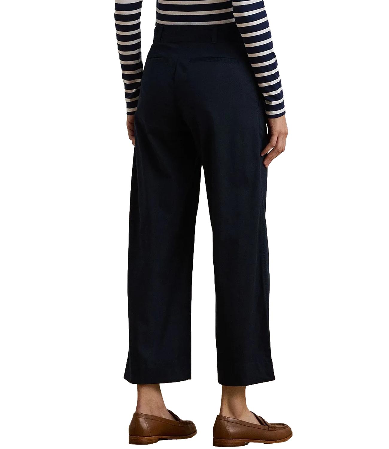 Ralph Lauren Pantaloni BRIENDA-FULL LENGTH-FLAT FRONT Blu Navy Donna