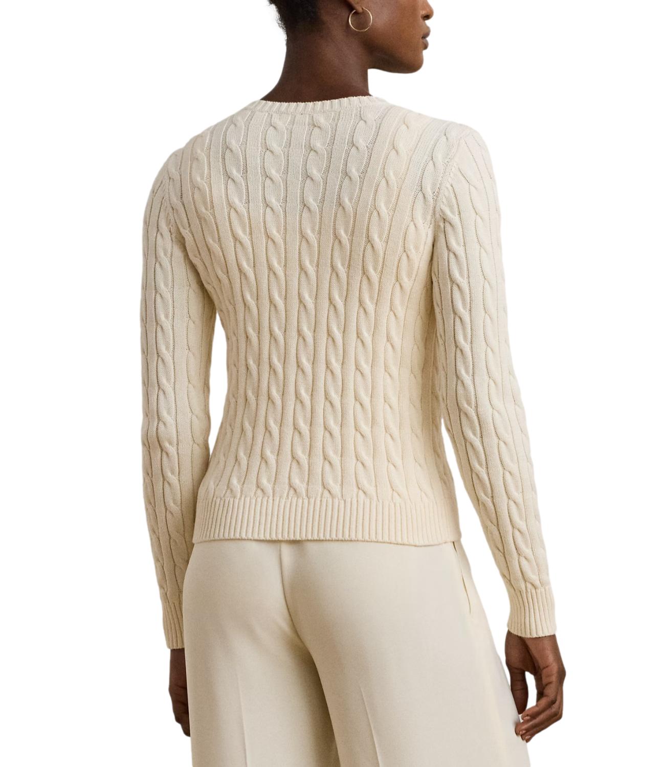 Ralph Lauren Cardigan RALHAN-LONG SLEEVE-CARDIGAN Crema Donna