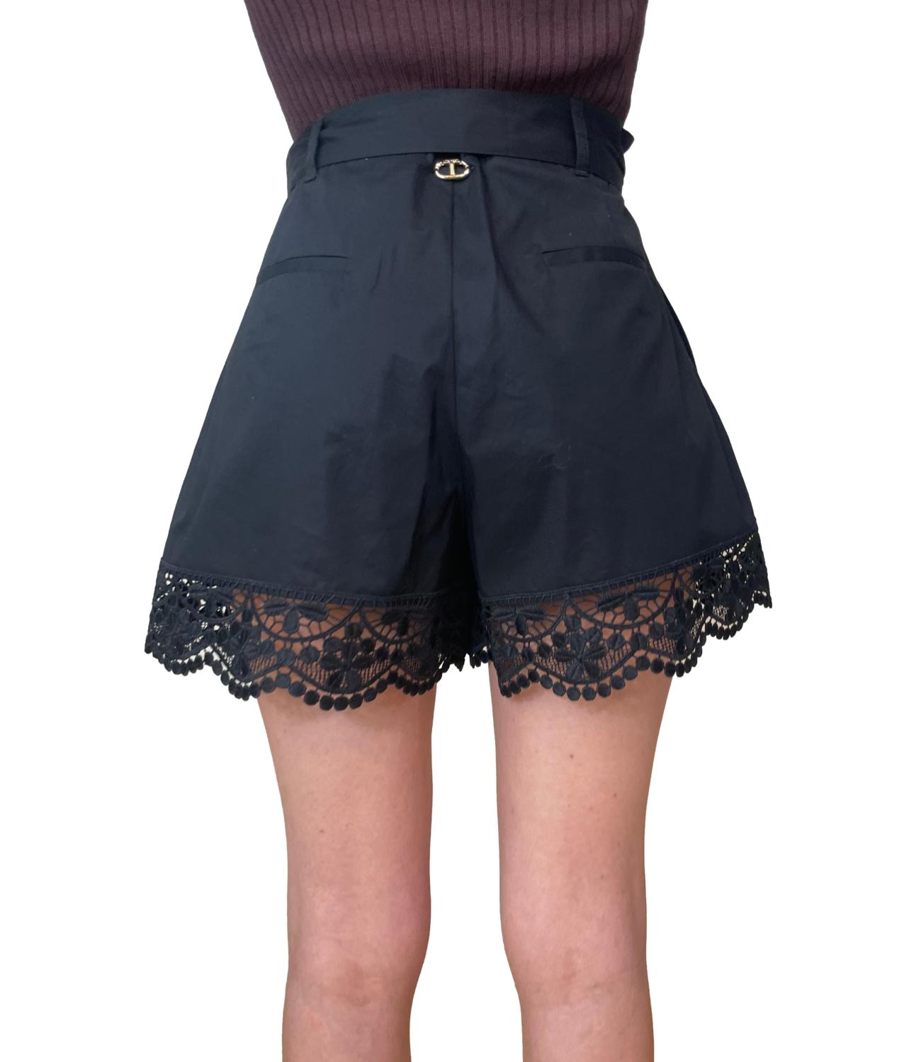 Twinset Short Nero Donna