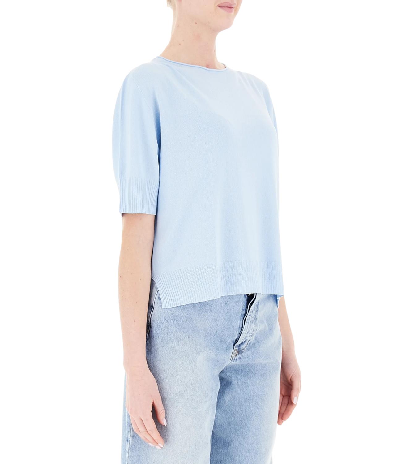 Vicolo maglia celeste donna