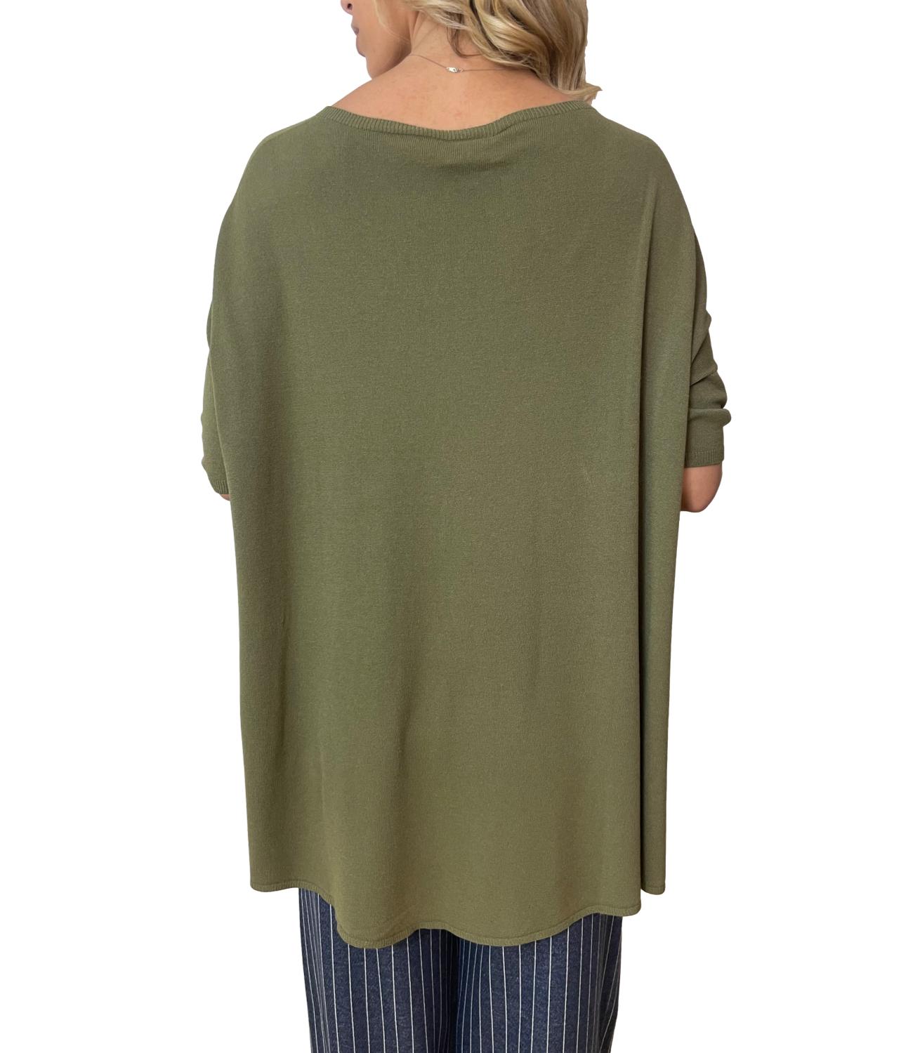 Vicolo Maglia Verde Militare Donna