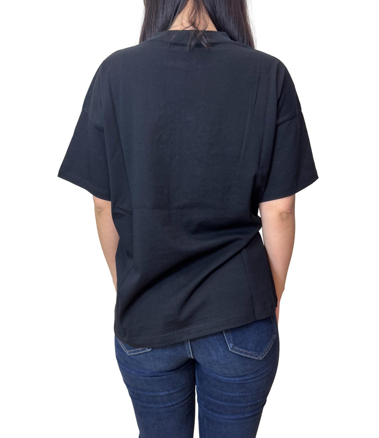 Vicolo t-shirt nera donna