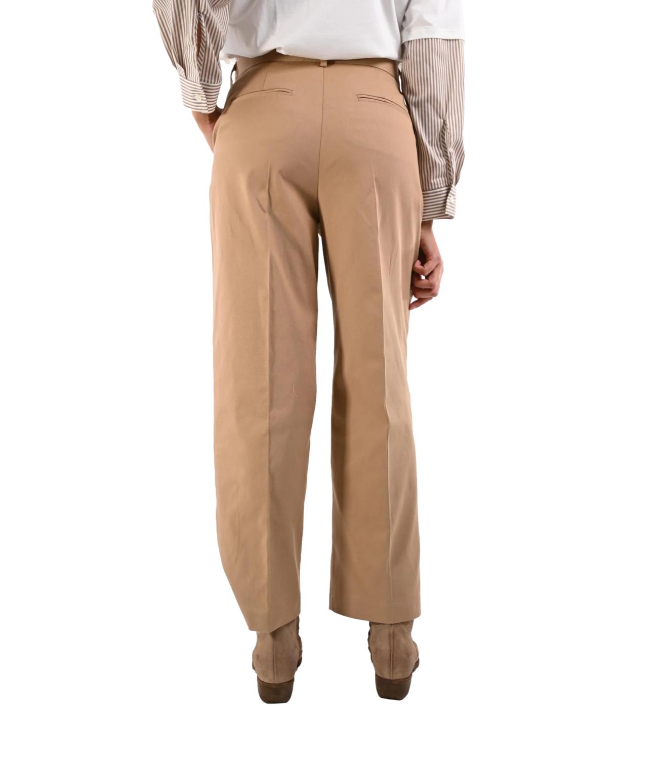 Vicolo pantalone cammello donna