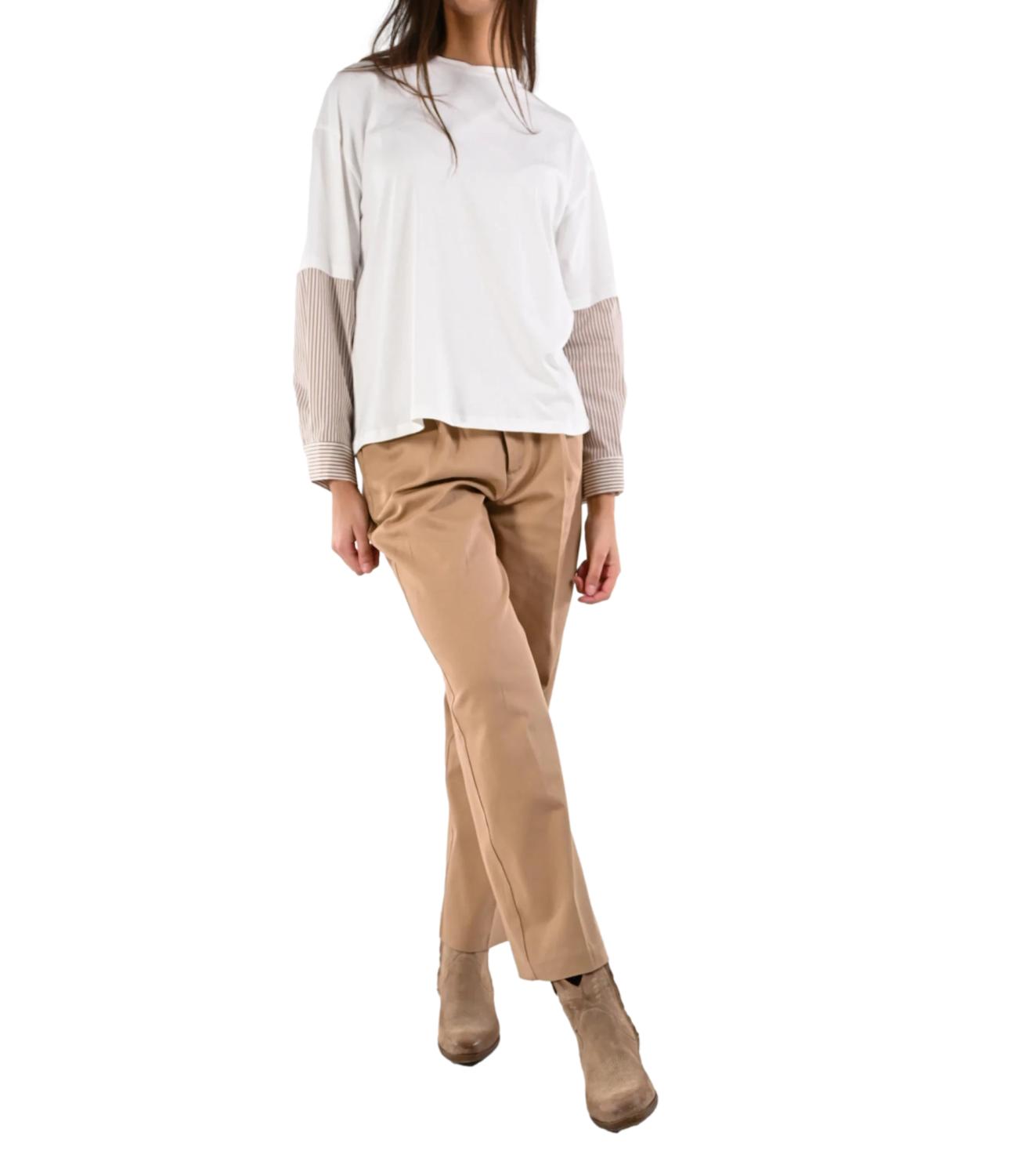 Vicolo pantalone cammello donna