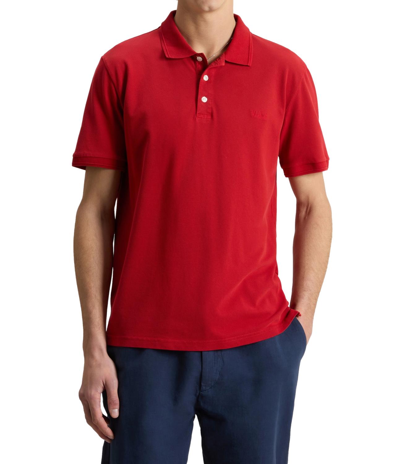 Woolrich Polo MACKINACK Cherry Uomo