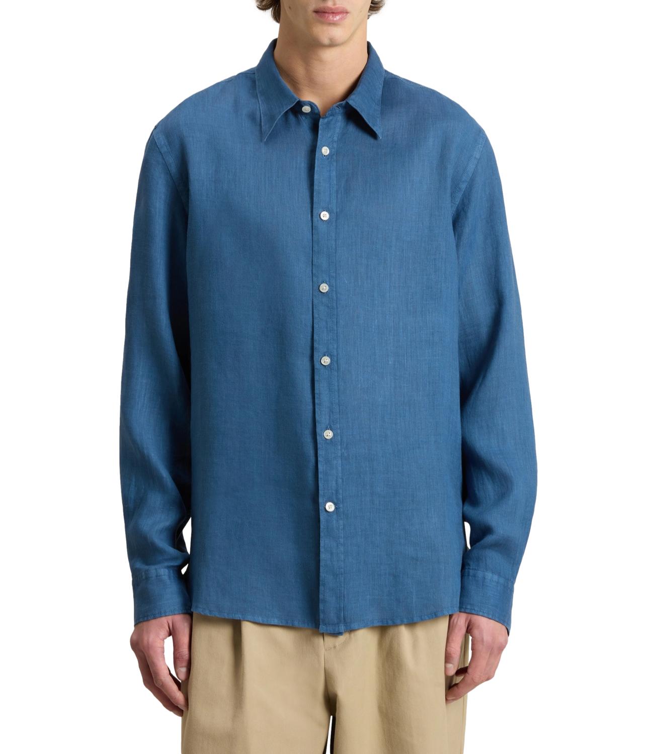 Woolrich Camicia Azzurra Uomo