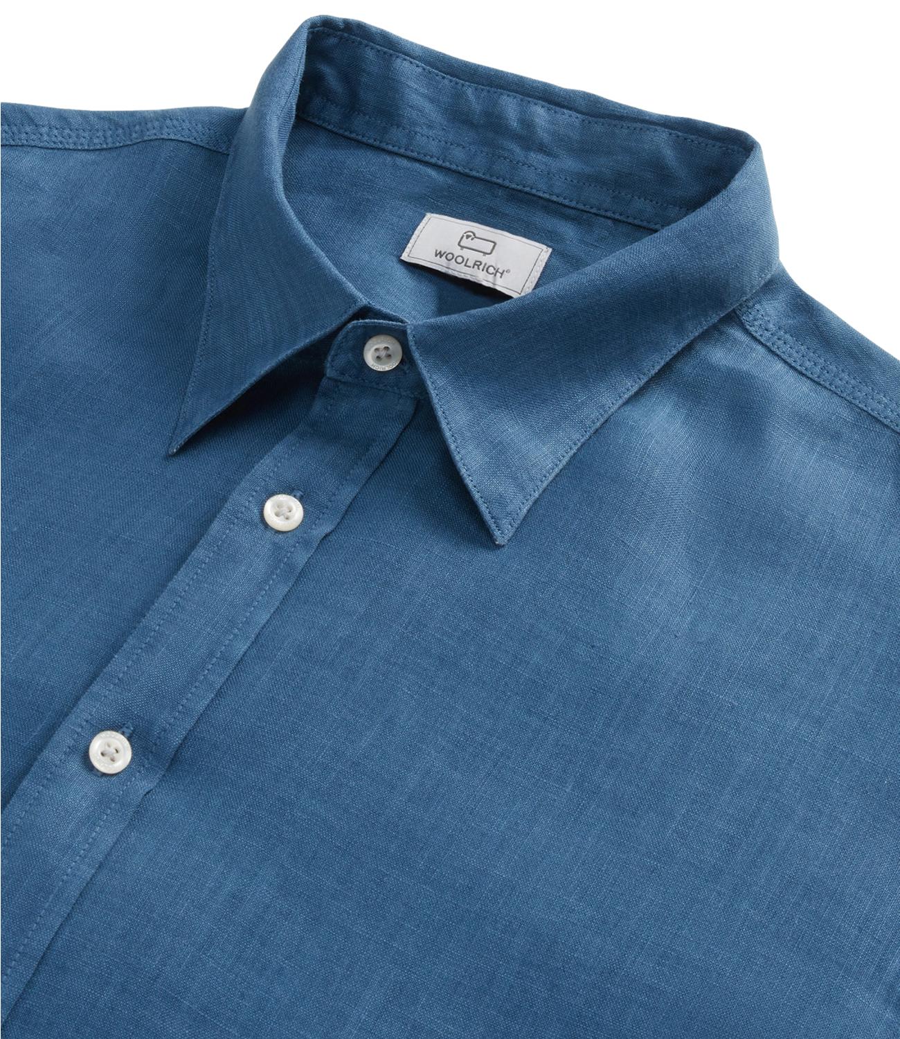 Woolrich Camicia Azzurra Uomo